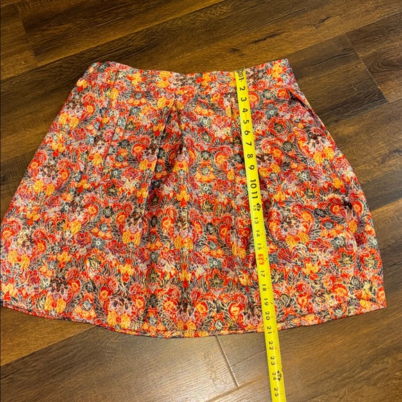 ANTHROPOLOGIE MAEVE ROSIA SKIRT BROCADE FLORAL METALLIC NEW SZ XL - Picture 12 of 15